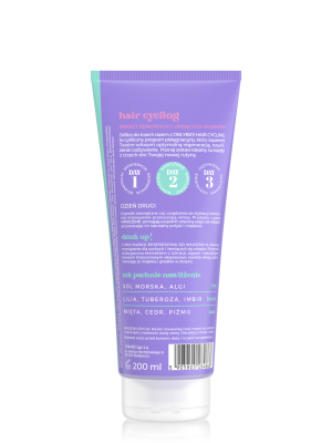 Hair Cycling by ONLYBIO Nawilżenie 2 minutowa maska ekspresowa do włosów 200ml