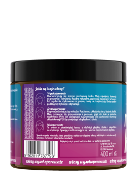 Hair in Balance by ONLYBIO Maska do włosów wysokoporowatych 400 ml