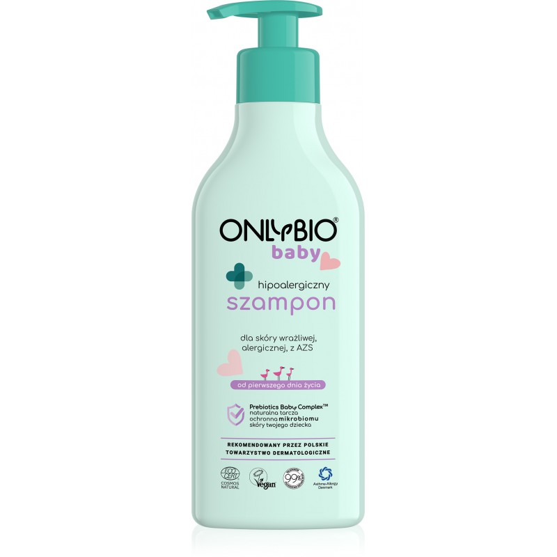ONLYBIO Baby Hipoalergiczny szampon od pierwszego dnia życia 300 ml