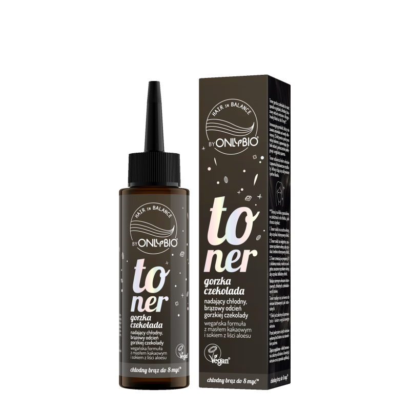 Hair in Balance by ONLYBIO Toner Gorzka Czekolada 100 ml