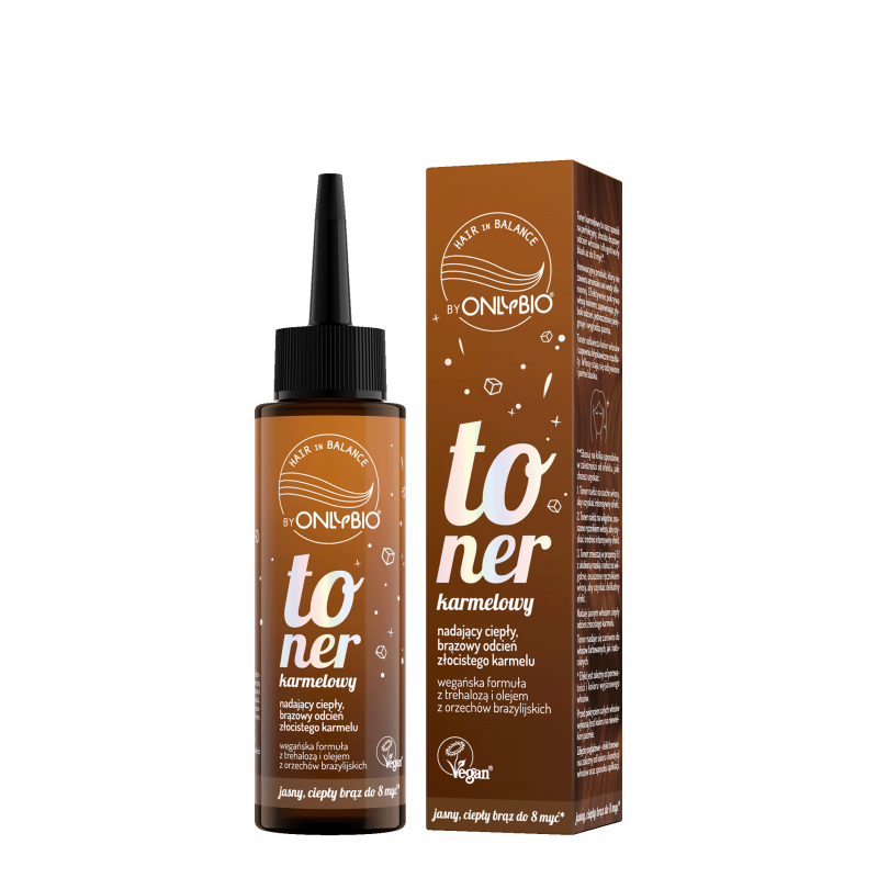 Hair in Balance by ONLYBIO Toner Karmelowy 100 ml
