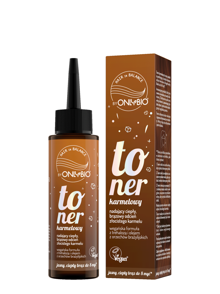 Hair in Balance by ONLYBIO Toner Karmelowy 100 ml
