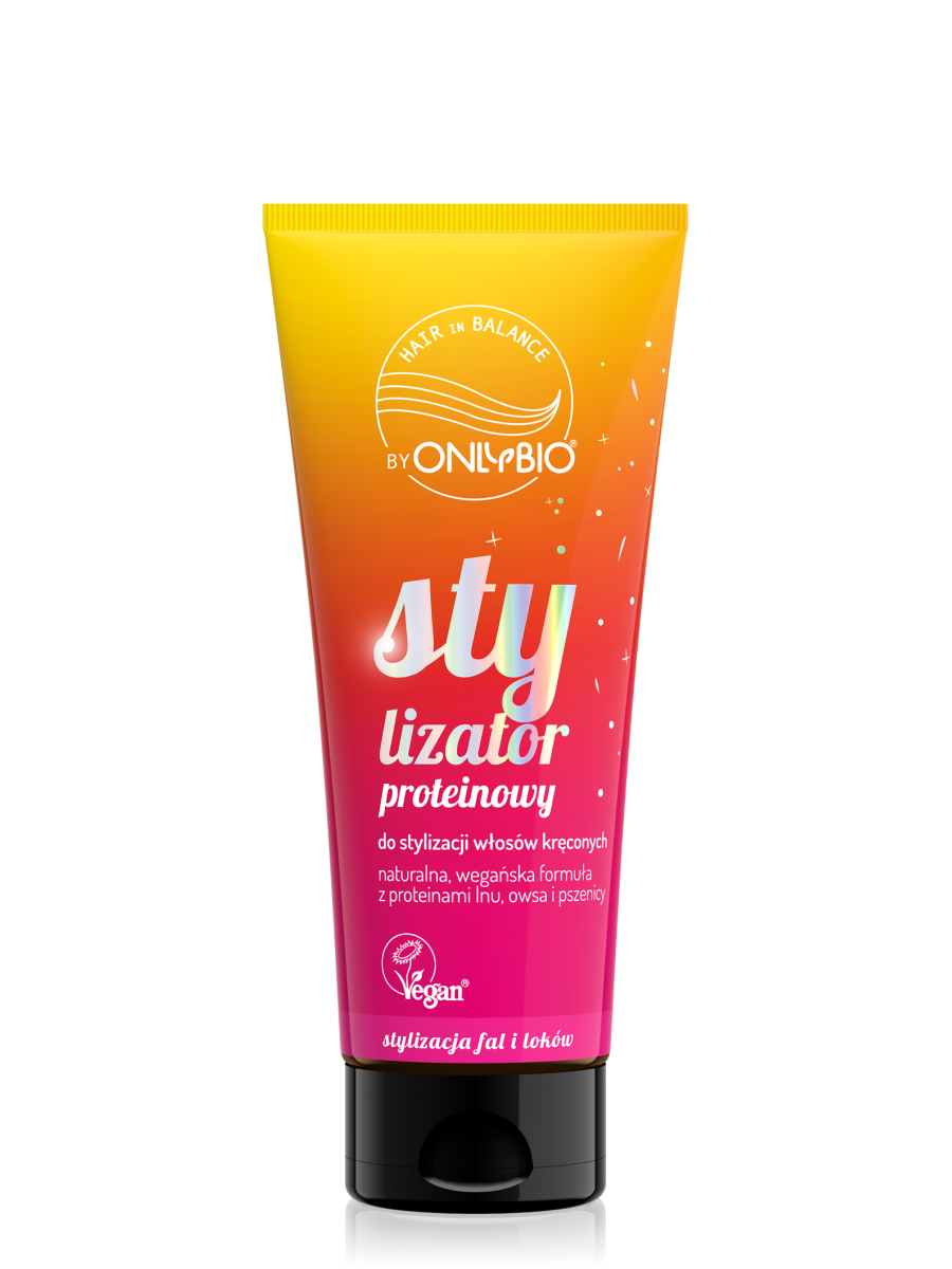 Hair in Balance by ONLYBIO Stylizator proteinowy do stylizacji włosów kręconych 200ml