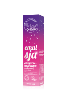 Hair in Balance by ONLYBIO Emulsja odżywczo łagodząca do podrażnionej skóry głowy 125ml