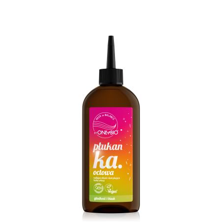 Hair in Balance by ONLYBIO Płukanka octowa nadająca blask i domykająca łuskę włosa 300ml