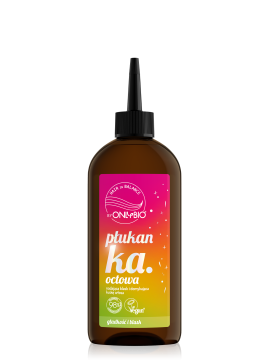 Hair in Balance by ONLYBIO Płukanka octowa nadająca blask i domykająca łuskę włosa 300ml