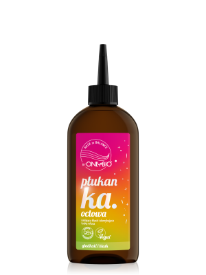Hair in Balance by ONLYBIO Płukanka octowa nadająca blask i domykająca łuskę włosa 300ml