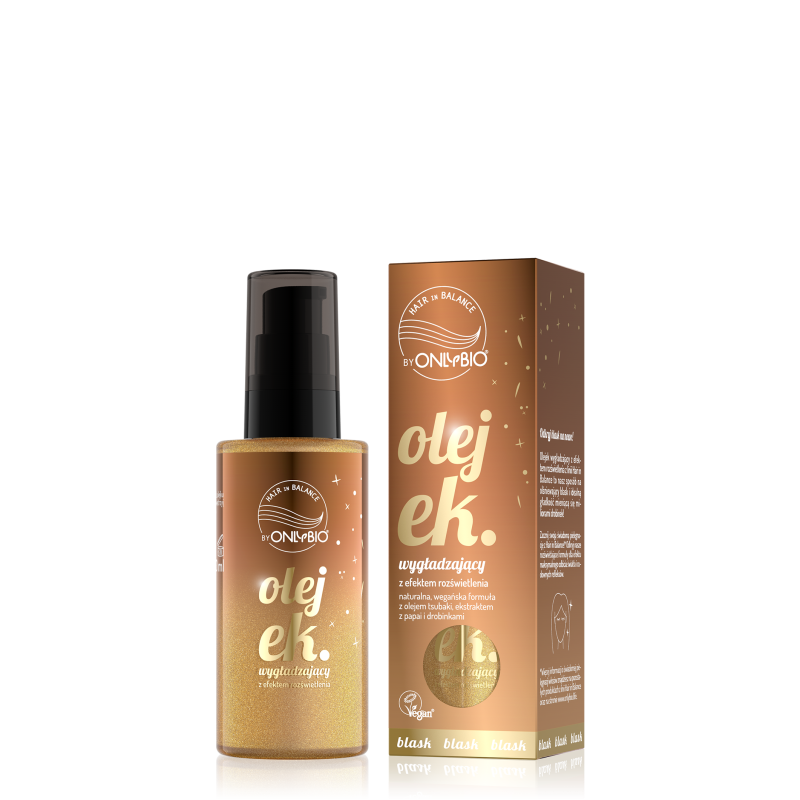 Hair in Balance by ONLYBIO Olejek wygładzający z efektem rozświetlenia 70ml