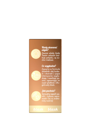 Hair in Balance by ONLYBIO Olejek wygładzający z efektem rozświetlenia 20ml