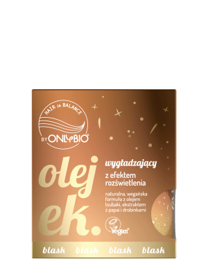 Hair in Balance by ONLYBIO Olejek wygładzający z efektem rozświetlenia 20ml