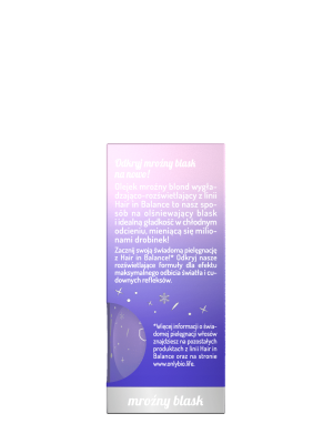 Hair in Balance by ONLYBIO Olejek do włosów mroźny do chłodnych blondów 20 ml