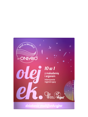 Hair in Balance by ONLYBIO Olejek do włosów 10w1 renegenerujący 20 ml
