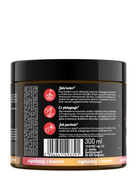 Hair in Balance by ONLYBIO Maska MIXER do łagodnej koloryzacji tonerem 300 ml