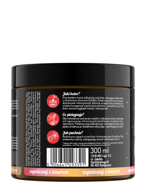 Hair in Balance by ONLYBIO Maska MIXER do łagodnej koloryzacji tonerem 300 ml