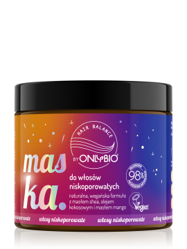 Hair in Balance by ONLYBIO Maska do włosów niskoporowatych 400 ml