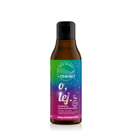 Hair in Balance by ONLYBIO Olej do olejowania do włosów średnioporowatych 150 ml