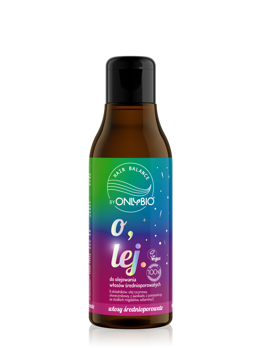 Hair in Balance by ONLYBIO Olej do olejowania do włosów średnioporowatych 150 ml