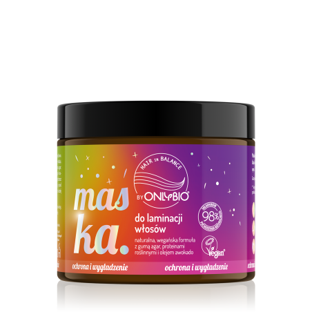Hair in Balance by ONLYBIO Maska do laminacji włosów 200ml