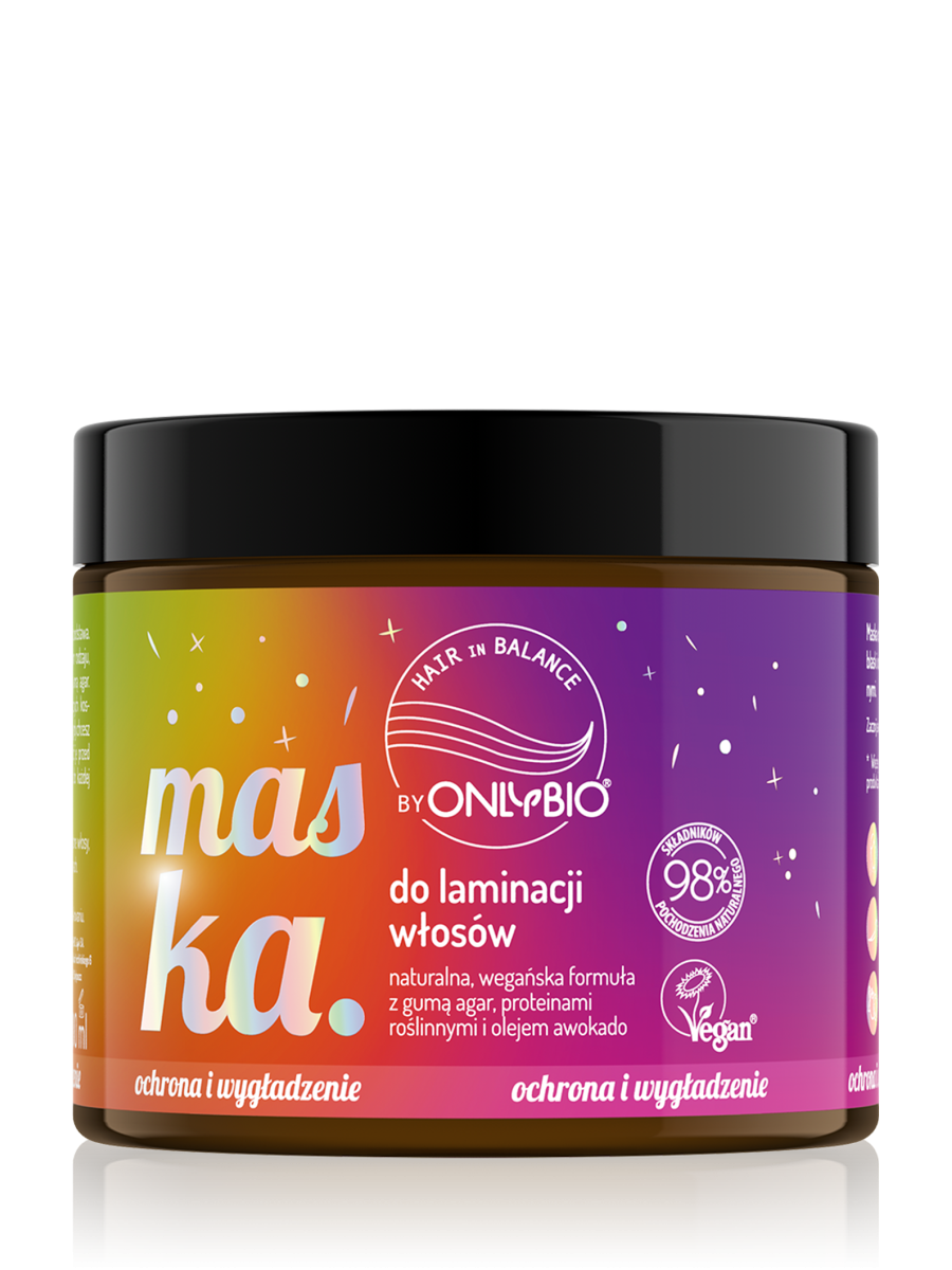 Hair in Balance by ONLYBIO Maska do laminacji włosów 200ml