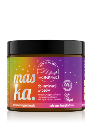 Hair in Balance by ONLYBIO Maska do laminacji włosów 200ml