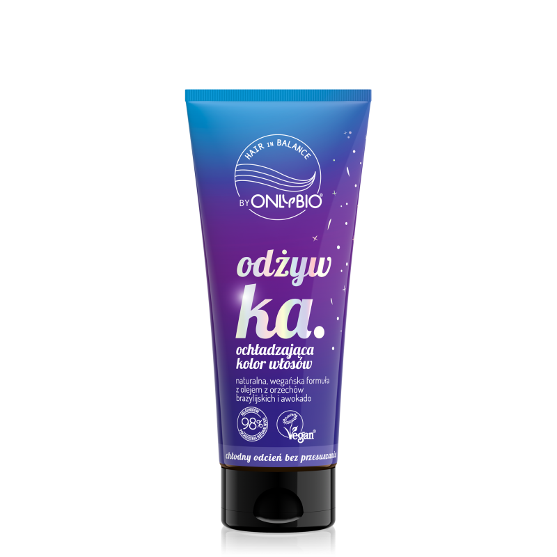 Hair in Balance by ONLYBIO Odżywka ochładzająca kolor włosów 200ml