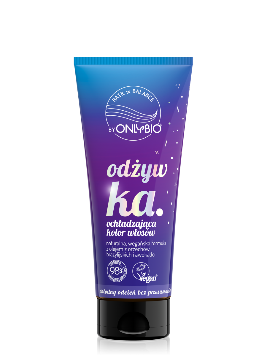 Hair in Balance by ONLYBIO Odżywka ochładzająca kolor włosów 200ml
