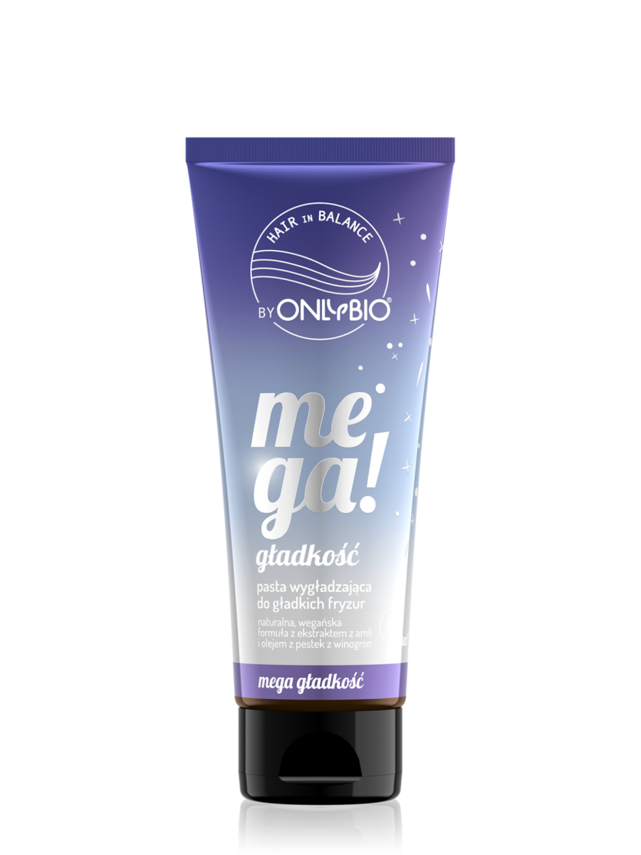 Hair in Balance by ONLYBIO Mega gładkość Pasta wygładzająca do gładkich fryzur 75ml