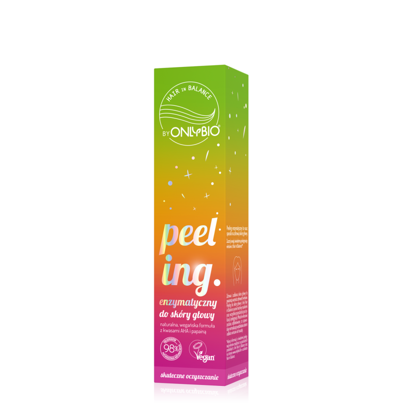 Hair in Balance by ONLYBIO Peeling enzymatyczny do skóry głowy 125 ml