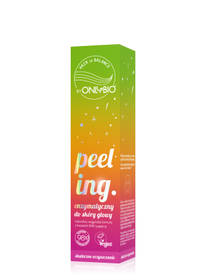 Hair in Balance by ONLYBIO Peeling enzymatyczny do skóry głowy 125 ml