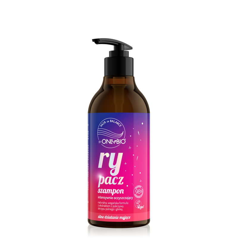 Hair in Balance by ONLYBIO Rypacz Szampon intensywnie oczyszczający 400ml