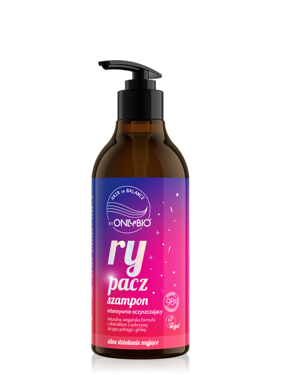 Hair in Balance by ONLYBIO Rypacz Szampon intensywnie oczyszczający 400ml