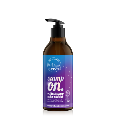 Hair in Balance by ONLYBIO Szampon ochładzający kolor włosów 400ml