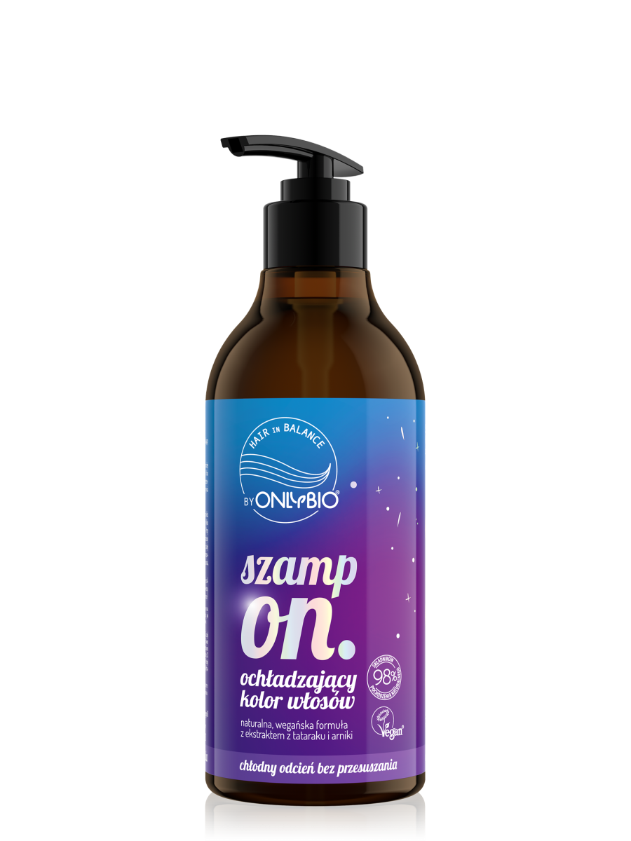 Hair in Balance by ONLYBIO Szampon ochładzający kolor włosów 400ml