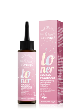 Hair in Balance by ONLYBIO Toner Truskawkowy Milkshake 100 ml