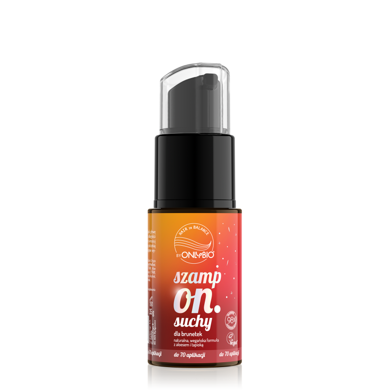 Hair in Balance by ONLYBIO Suchy szampon dla brunetek 35 g