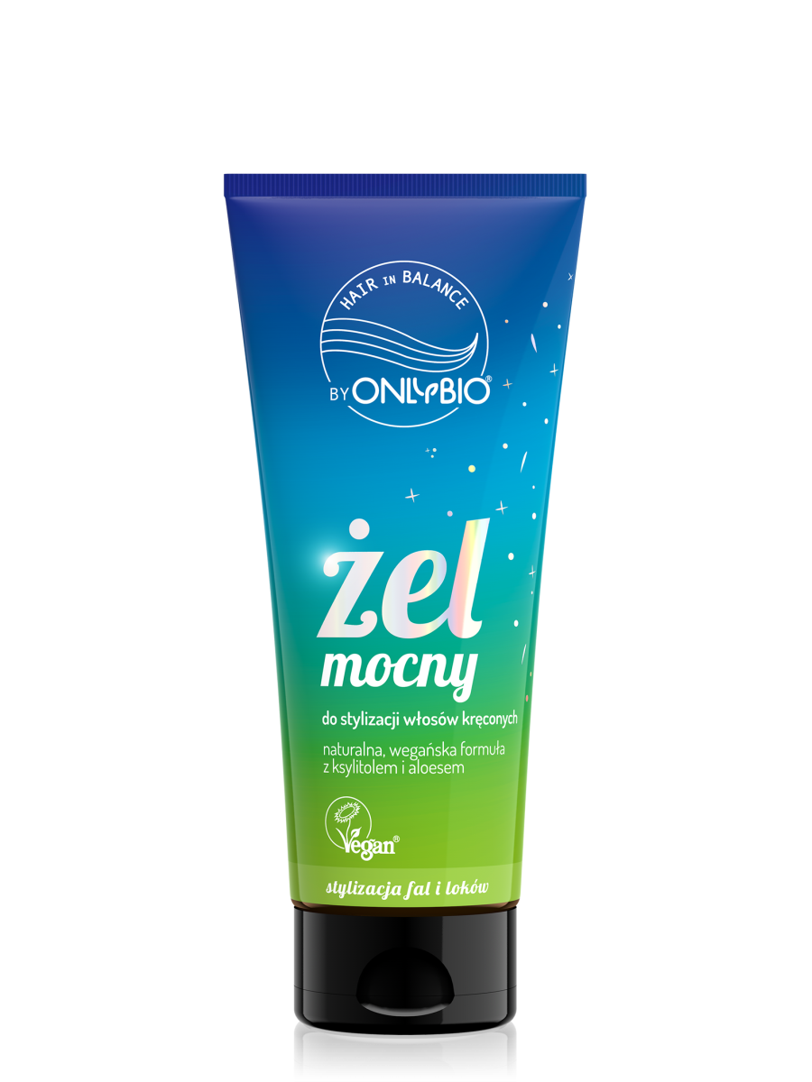 Hair in Balance by ONLYBIO Żel mocny do stylizacji włosów kręconych 200ml