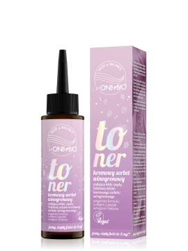 Hair in Balance by ONLYBIO Toner Kremowy sorbet winogronowy 100 ml