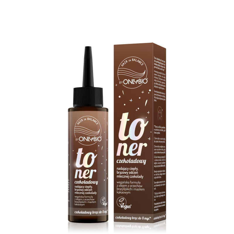 Hair in Balance by ONLYBIO Toner czekoladowy 100ml