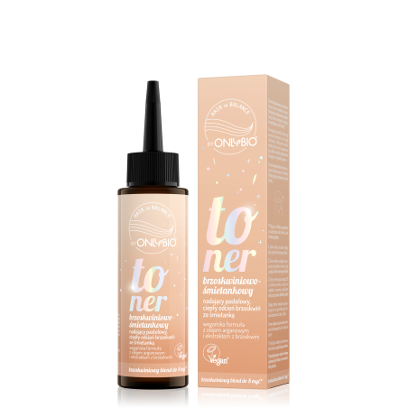 Hair in Balance by ONLYBIO Toner brzoskwiniowo-śmietankowy 100ml