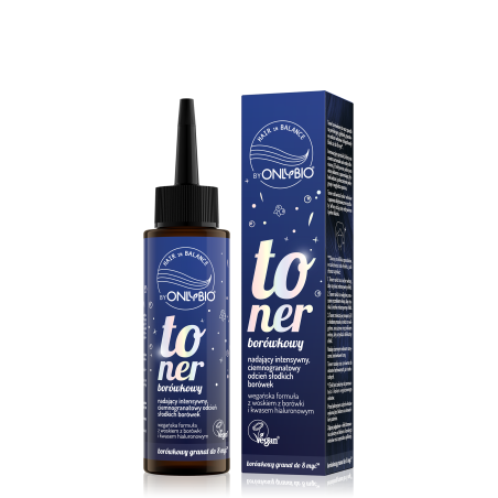 Hair in Balance by ONLYBIO Toner borówkowy 100 ml