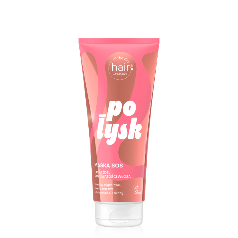 ONLYBIO Hair of the day Połysk Maska S.O.S. intensywnie wygładzająca 200ml