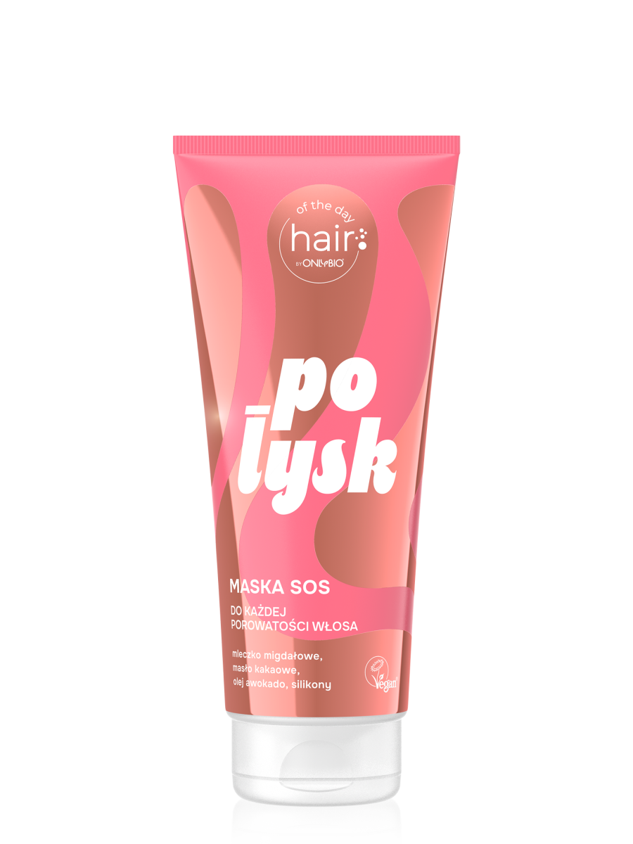 ONLYBIO Hair of the day Połysk Maska S.O.S. intensywnie wygładzająca 200ml
