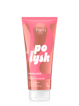 ONLYBIO Hair of the day Połysk Maska S.O.S. intensywnie wygładzająca 200ml