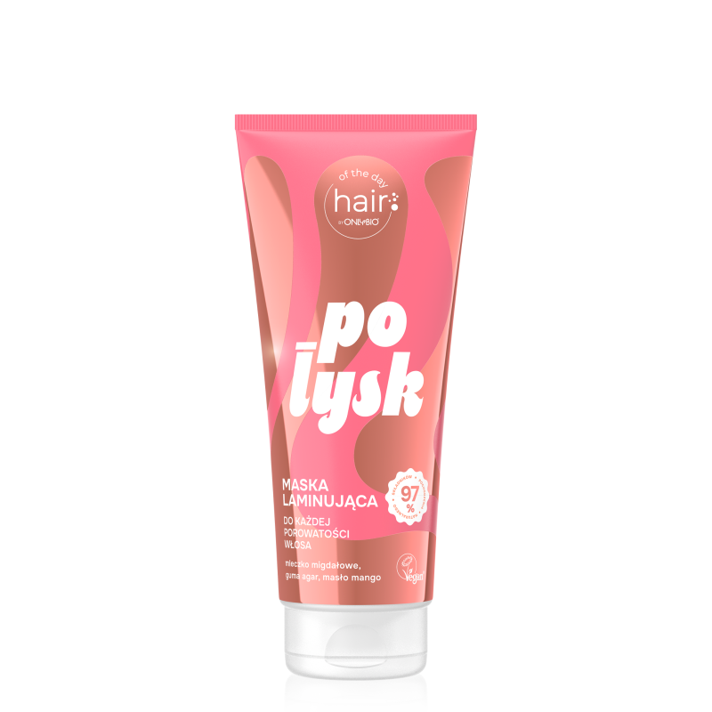 ONLYBIO Hair of the day Połysk Maska do laminacji włosów 200ml