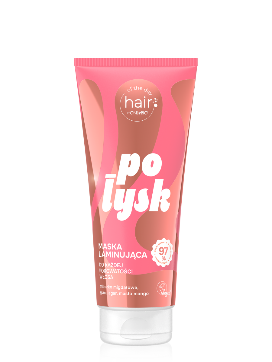 ONLYBIO Hair of the day Połysk Maska do laminacji włosów 200ml