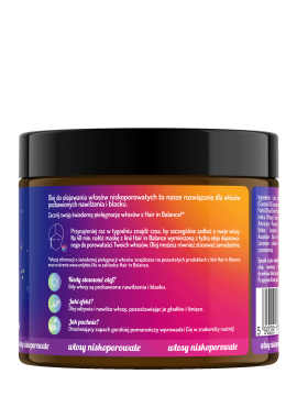 Hair in Balance by ONLYBIO Olej do olejowania do włosów niskoporowatych 150 ml