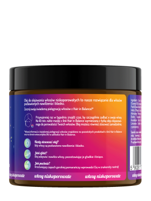 Hair in Balance by ONLYBIO Olej do olejowania do włosów niskoporowatych 150 ml