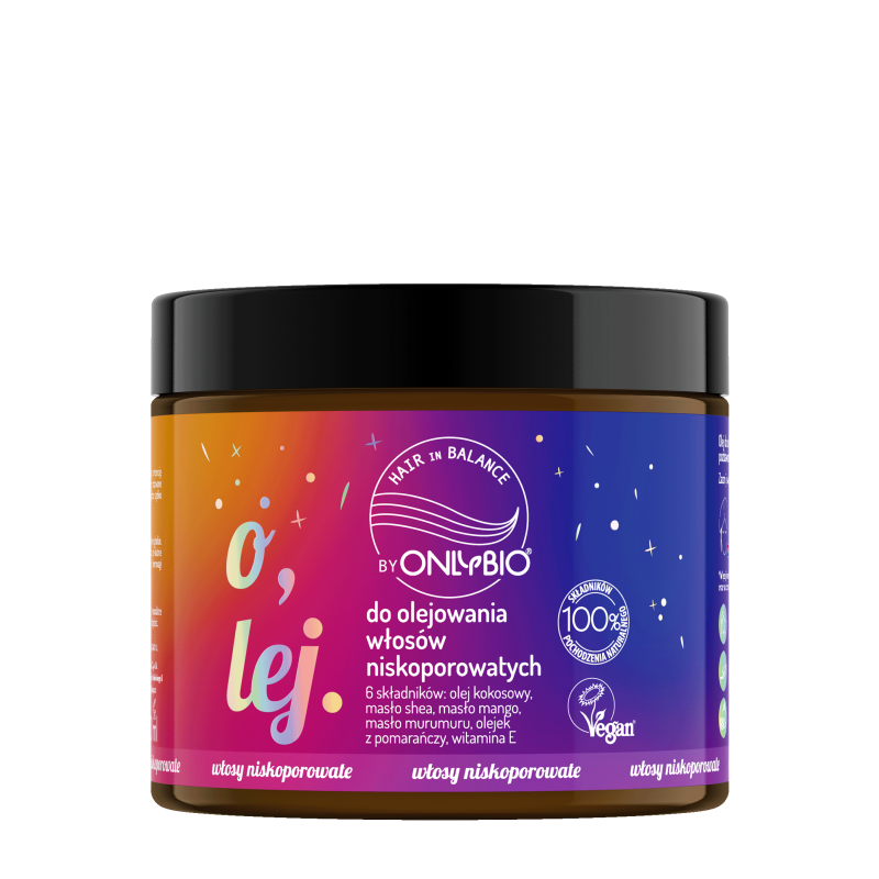Hair in Balance by ONLYBIO Olej do olejowania do włosów niskoporowatych 150 ml