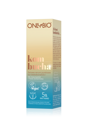 ONLYBIO Kombucha Żelowe serum punktowe na niedoskonałości 15ml