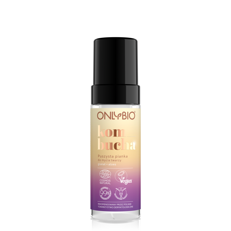 ONLYBIO Kombucha Puszysta pianka do mycia twarzy 150 ml